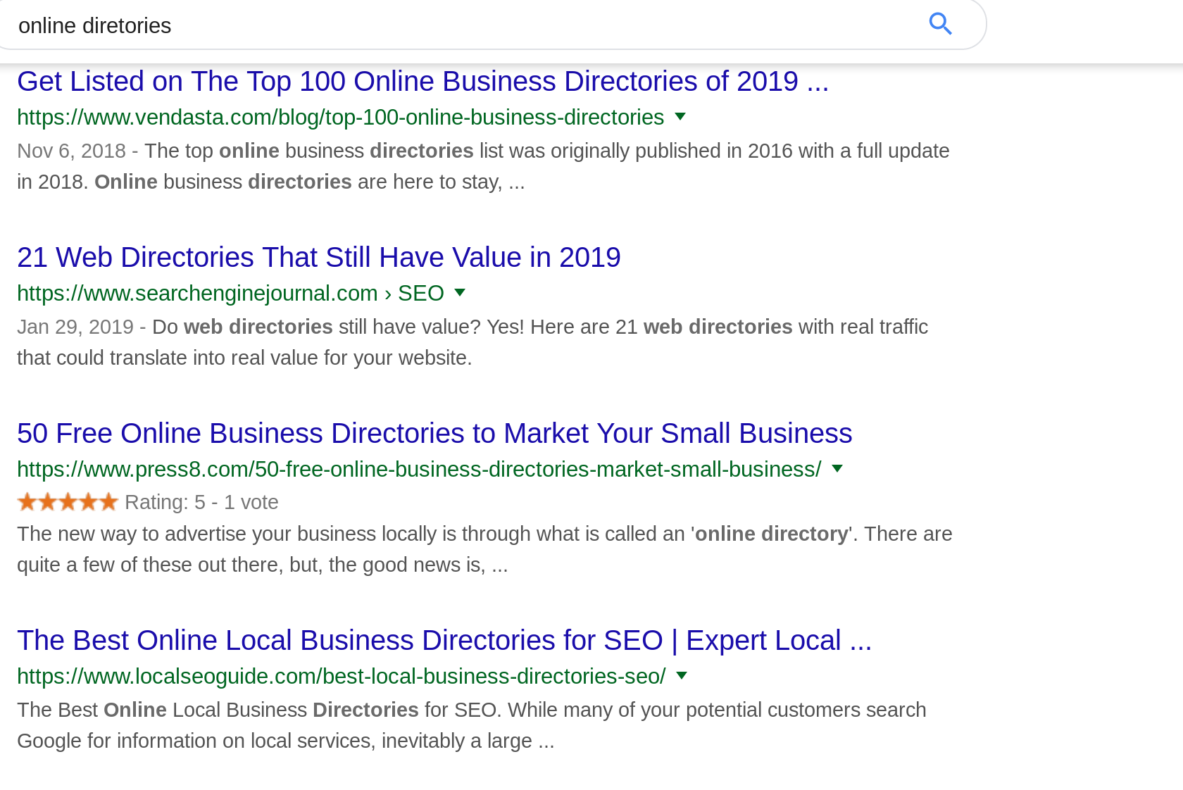 Online Business Directories
